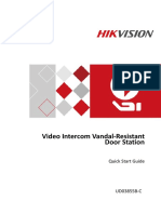 UD03855B C Baseline Video Intercom Vandal Resistant Door Station Quick Start Guide V1.4.5 20190429