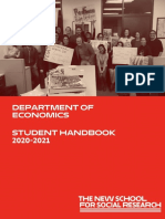 Economics Student Handbook 2020-2021