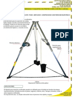 Tripode de Rescate para Espacios Confinados Hauk