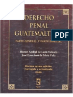 Derecho Penal Guatemalteco Parte General y Especial - de Leon Velasco - Mata Vela (1) - Convertido (1) .Docx Versión 1