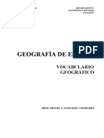 Vocabulario Geográfico