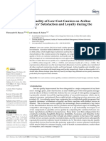 Impact of Service Quality of Low-Cost Carriers On Airline Image and Consumers' Satisfaction and Loyalty During The COVID-19 Outbreak