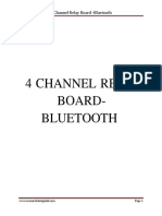 4 Channel Relay Board-Bluetooth