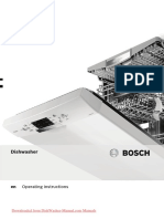 Bosch SKS 60E12 Dishwasher User Guide Manual PDF