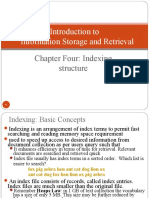 Introduction To Information Storage and Retrieval: Chapter Four: Indexing Structure