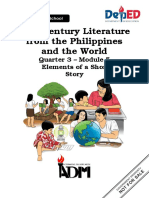 21st Century Literature From The Philippines and The World: Quarter 3 - Module 5 Elements of A Short Story