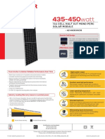 435-450watt: 144 Cell Half Cut Mono Perc Solar Module