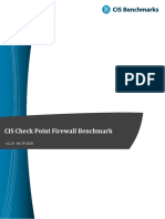 CIS Check Point Firewall Benchmark v1.1.0 PDF