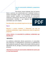 Revisamos Las Normas de Conservación Ambiental y Proponemos Alternativas de Solución