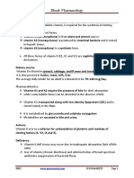 Blood Pharmacology by Dr. Mayur Sayta M 910444