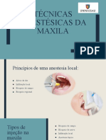 Técnicas Anestésicas Da Maxila - SEMINARIO 21-03