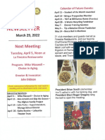 Moraga Rotary Newsletter March 29 2022