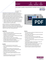 Proq 100: High Precision, Comprehensive Power Quality Measurements Multiple Communications Channels, Easy Integration