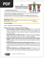 Unit 3 Phases and Processes of Curriculum Development