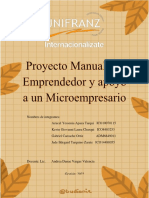 Proyecto Manual Del Emprendedor y Apoyo A Un Microempresario