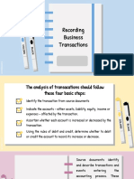 Recording Business Transactions