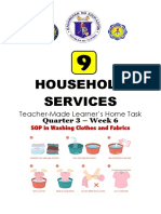 Household Services: Teacher-Made Learner's Home Task