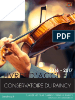 Livret Accueil Conservatoire Def