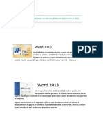 Procesador de Texto de Microsoft Word 2010 Hasta El 2021