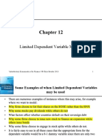 Limited Dependent Variable Models: Introductory Econometrics For Finance' © Chris Brooks 2013 1