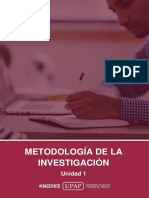 Unidad I - Contenido - Metodología de La Investigación