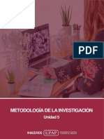 Unidad V - Contenido - Metodología de La Investigación