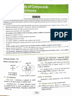 Study of Compounds: B. Ammonia