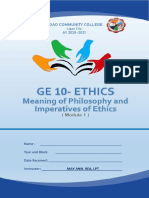 GE 10 ETHICS Module 1