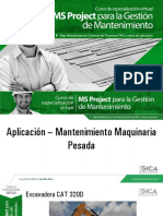 Diapositivas - Ms Project para Mantenimiento de Maquinaria Pesada