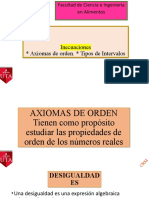 Axiomas de Orden