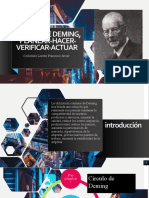 El Ciclo de Deming, Planear-hacer-Verificar-Actuar