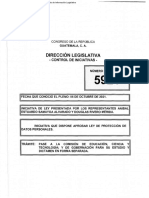 Direccion Legislativa: - Control de Iniciativas