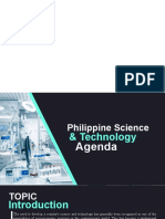 The Philippine Government Science & Technology Agenda