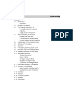 Unit 2 Forecasting: Structure