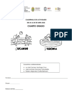 Semana Del 4 Al 8 de Abril de 2022. Cuarto Grado.