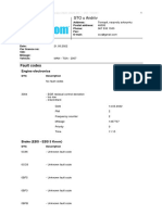 Fault Codes: STO U Andriiv