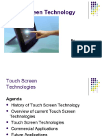 Touch Screen Technology: by M.Nagaraju (05521A0425)