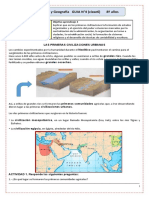 Historia - 8° Años - Las 1º Civilizaciones