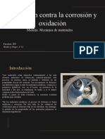 Protección Contra La Oxidación y Corrosión