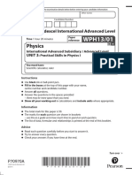 Physics: Pearson Edexcel International Advanced Level