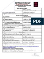 Ugc-Human Resource Develoment Centre Jamia Millia Islamia, New Delhi - 110025 Faculty Induction/Refresher/Short Term Course (Tentative Schedule)