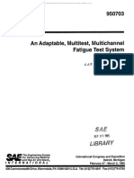 An Adaptable, Multitest, Multichannel Fatigue Test System: SA E Technical Paper Series