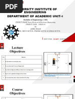 University Institute of Engineering Department of Academic Unit