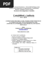 Contabilidad y Auditoría: Sección de Investigaciones Contables