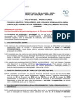 Edital 007-2022 Convocacao para Matricula 1a Chamada Retificacao 23.02.2022