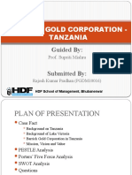 Barrick Gold Corporation - Tanzania