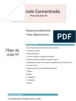 05 Proc Constitucional - Controle Concentrado - ADIn e Representação de Inconstitucionalidade