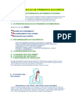 Noções Básicas de Primeiros Socorros