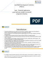 Professional Skill Development Activities (PSDA) Topic: Practical Application Ideas and Case Studies On Aircraft Composite Structure