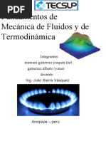 Fundamentos de Mecánica de Fluidos y de Termodinámica